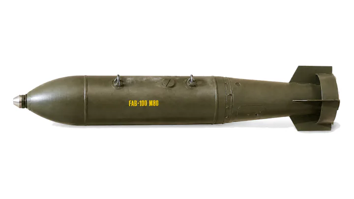 100 kg HE aircraft bomb FAB-100 M80
