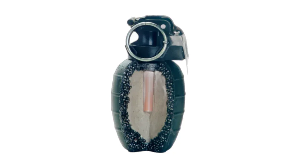 M-84 Hand Grenade, sectioned