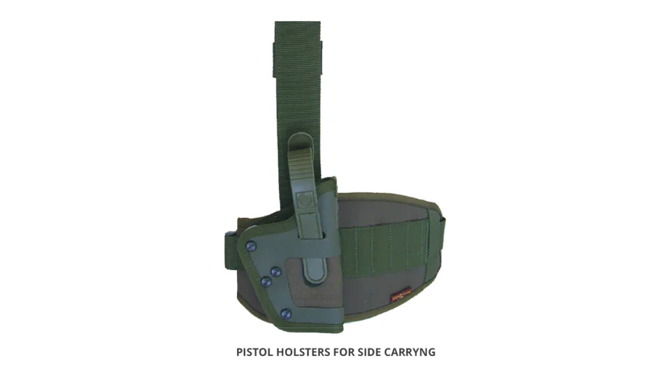 Pistol holsters and belts, Side-carrying pistol holster