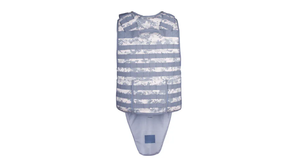 QUICK quick-release ballistic vest, Rear view
