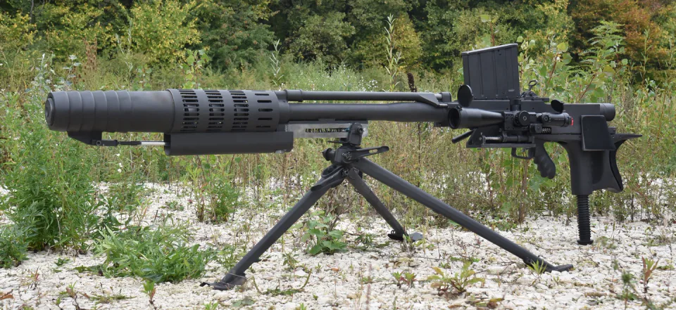SARAC 99 Heavy Anti-Materiel Rifle, field side profile