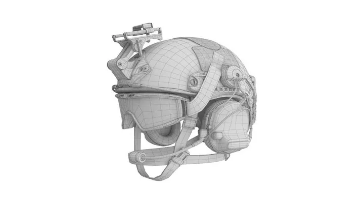 Smart helmet with transparent visor display
