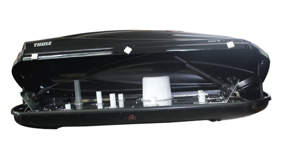 WRJ 2004 wideband radio jammer against RCIEDs, Vehicle roof antenna enclosure